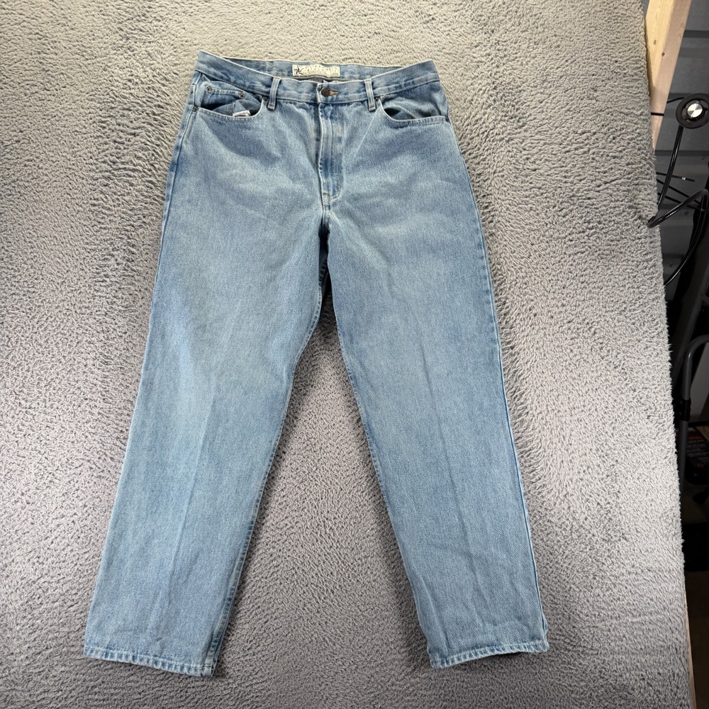 Vintage Steve & Barry's Jeans Mens 36x30 Blue Cotton Denim Straight Leg Relaxed